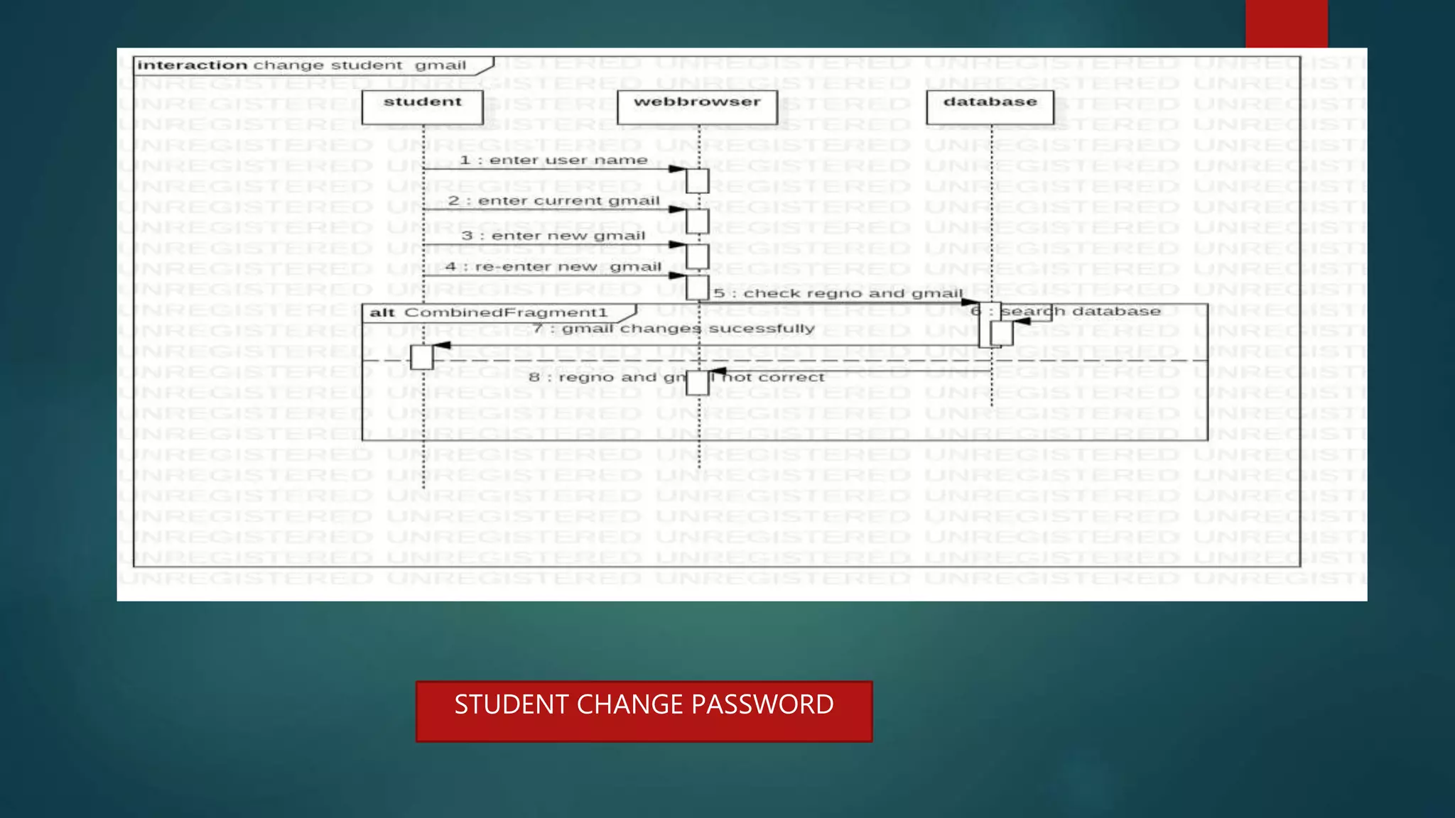 STUDENT CHANGE PASSWORD
 