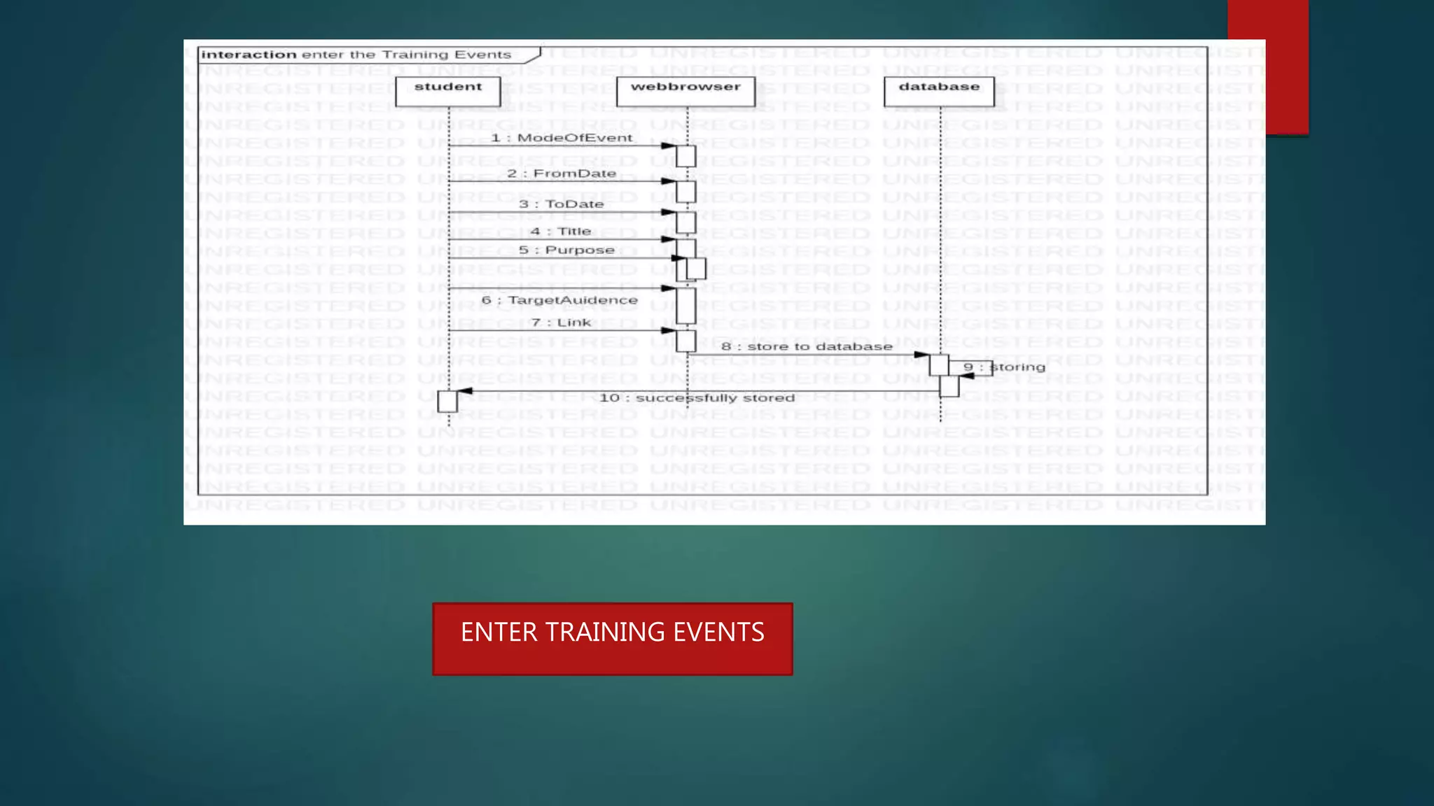 ENTER TRAINING EVENTS
 