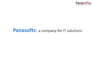 1 Panasofts: a company for IT solutions 