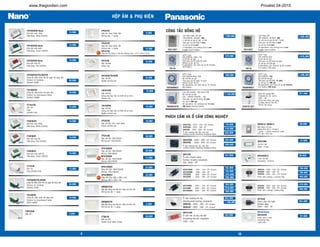 www.thegioidien.com Pricelist 04-2015
 