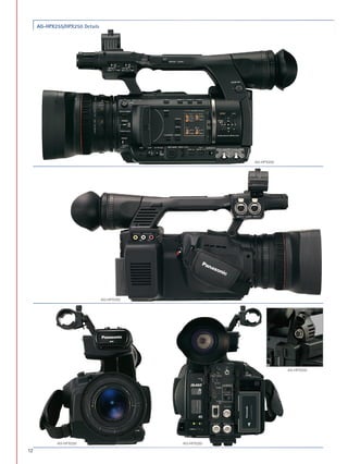 AG-HPX255/HPX250 Details




                                                        AG-HPX250




                                AG-HPX250




                                                                    AG-HPX255




            AG-HPX250                       AG-HPX250

12
 