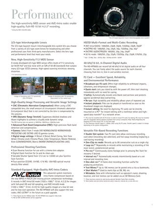 Panasonic AG-HPX600 | PDF