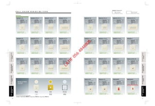 28
F U L L - C O L O R S E R I E S B S - T Y P E
Switches
FULL-COLORWIDESERIESFULL-COLORWIDESERIES
BS-TYPEBS-TYPE
FULL-COLORWIDESERIESFULL-COLORWIDESERIES
RefinaBS-TYPERefinaBS-TYPE
FULL-COLORSERIESFULL-COLORSERIES
BS-TYPEBS-TYPE
FULL-COLORWIDESERIESFULL-COLORWIDESERIES
BS-TYPEBS-TYPE
FULL-COLORWIDESERIESFULL-COLORWIDESERIES
RefinaBS-TYPERefinaBS-TYPE
FULL-COLORSERIESFULL-COLORSERIES
BS-TYPEBS-TYPE
FLATIMASERIESLATIMASERIES
BS-TYPEBS-TYPE
FLATIMASERIESLATIMASERIES
BS-TYPEBS-TYPE
29
Plate : 86×86mm
Box : 72×72mm
Fixting Center : 60.3mm
Plate : 86×146mm
Box : 72×132mm
Fixting Center : 120.6mm
DIMENSIONS of Applicable Box
WNG5001-791
1Way Switch, 15AX 250V
1-Gang 1-Device
Combination Model number
WNBP5110630
WNG5001-791 X 2
1Way Switch, 15AX 250V
Combination Model number
WNBP5120630
WNG5001-791 X 3
1Way Switch, 15AX 250V
Combination Model number
WNBP5130630
WNG5001-791 X 4
1Way Switch, 15AX 250V
Combination Model number
WNBP5140630
2Way Illuminated Switch,16AX 250V
WNG5152-751
WNG5151-751 X 2
1Way Illuminated Switch,16AX 250V
Combination Model number
WNBP5129630
WNG5151-751X 4
1Way Illuminated Switch,16AX 250V
Combination Model number
WNBP5149630
Combination Model number
WNBP5219630
WNG5151-751 X 3
1Way Illuminated Switch,16AX 250V
Combination Model number
WNBP5139630
Intermediate Switch, 4Way, 10A 250V
WNG5004-7
WNG5152-751 X 2
2Way Illuminated Switch,16AX 250V
Combination Model number
WNBP5229630
Combination Model number
WNBP5513630
WNG5152-751 X 4
2Way Illuminated Switch,16AX 250V
Combination Model number
WNBP5249630
WNG5461-7
Push Button, 10A 300V (Apppellation)
Combination Model number
WNBP5113660
WNG5152-751 X 3
2Way Illuminated Switch,16AX 250V
Combination Model number
WNBP5239630
WNG5002-791 X 3
2Way Switch, 15AX 250V
Combination Model number
WNBP5230630
WNG5002-791
2Way Switch, 15AX 250V
Combination Model number
WNBP5210630
WNG5021-7-P
1Way Twin Switch, 10AX 250V
Combination Model number
WNBP5101610
WNG5021-7-P X 2
1Way Twin Switch, 10AX 250V
Combination Model number
WNBP5141610
WNG5021-7-P X 4
1Way Twin Switch, 10AX 250V
Combination Model number
WNBP5181610
WNG5151-751
1WayIlluminated Switch, 16AX 250V
Combination Model number
WNBP5119630
Combination Model number
WNBP5220630
Combination Model number
WNBP5220630
WNG5002-791 X 4
2Way Switch, 15AX 250V
Combination Model number
WNBP5240630
WNG5401-7K
Push Button, 10A 300V
Combination Model number
WNBP5113650
WNG5401-7K X 2
Push Button, 10A 300V
Combination Model number
WNBP5123650
2-Gang 4-Device
1-Gang 2-Device 2-Gang 4-Device
1-Gang 1-Device
2-Gang 4-Device
1-Gang 2-Device 2-Gang 4-Device
1-Gang 1-Device
1-Gang 1-Device 1-Gang 1-Device 1-Gang 2-Device 2-Gang 4-Device
1-Gang 1-Device 1-Gang 1-Device 1-Gang 2-Device 1-Gang 1-Device
WNG5002-791 X 2
2Way Switch, 15AX 250V
1-Gang 2-Device
B e i g e<
<Chrome>
G o l d
>
><
WNB7802
WNB7732Y
WNB7732S
（Plate）
（Plate）
（Plate）
1-Gang 3-Device
B e i g e<
<Chrome>
G o l d
>
><
WNB7803
WNB7733Y
WNB7733S
（Plate）
（Plate）
（Plate）
Variety of Colors
Beige Gold Chrome
T Y P C
*Gold and Chrome type require mounting strap
< Item Code > 1-Gang 1-Device WNB3141, 1-Gang 2-Device WNB3142, 1-Gang 3-Device WNB3143
*For combination
model number
WNB7801
WNB7731Y
WNB7731S
（Plate）
（Plate）
（Plate）
B e i g e<
<Chrome>
G o l d
>
><
B e i g e<
<Chrome>
G o l d
>
><
1-Gang 2-Device
WNB7802
WNB7732Y
WNB7732S
（Plate）
（Plate）
（Plate）
B e i g e<
<Chrome>
G o l d
>
><
1-Gang 3-Device
WNB7803
WNB7733Y
WNB7733S
（Plate）
（Plate）
（Plate）
B e i g e<
<Chrome>
G o l d
>
><
B e i g e<
<Chrome>
G o l d
>
><
WNB7801
WNB7731Y
WNB7731S
（Plate）
（Plate）
（Plate）
B e i g e<
<Chrome>
G o l d
>
><
WNB7801
WNB7731Y
WNB7731S
（Plate）
（Plate）
（Plate）
B e i g e<
<Chrome>
G o l d
>
><
WNB7802
WNB7732Y
WNB7732S
（Plate）
（Plate）
（Plate）
B e i g e<
<Chrome>
G o l d
>
><
WNB7804
WNB7734Y
WNB7734S
（Plate）
（Plate）
（Plate）
B e i g e<
<Chrome>
G o l d
>
><
WNB7801
WNB7731Y
WNB7731S
（Plate）
（Plate）
（Plate） <Chrome>
B e i g e< >
G o l d><
WNB7801
WNB7731Y
WNB7731S
（Plate）
（Plate）
（Plate）
B e i g e<
<Chrome>
G o l d
>
><
WNB7802
WNB7732Y
WNB7732S
（Plate）
（Plate）
（Plate）
WNB7801
WNB7731Y
WNB7731S
（Plate）
（Plate）
（Plate）
B e i g e<
<Chrome>
G o l d
>
><
WNB7804
WNB7734Y
WNB7734S
（Plate）
（Plate）
（Plate）
B e i g e<
<Chrome>
G o l d
>
><
WNB7804
WNB7734Y
WNB7734S
（Plate）
（Plate）
（Plate）
B e i g e<
<Chrome>
G o l d
>
><
WNB7802
WNB7732Y
WNB7732S
（Plate）
（Plate）
（Plate）
B e i g e<
<Chrome>
G o l d
>
><
WNB7802
WNB7732Y
WNB7732S
（Plate）
（Plate）
（Plate）
1-Gang 1-Device
WBG5414699
20A DP Switch with Indicator
(A/C) 20A 250V
Combination Model number
WNBP5414690
WBG5414699FC-SP
20A DP Switch with Indicator, 20A 250V
Combination Model number
WNBP5414600
WNG5343-761
20A DP Switch with Indicator
(Water Heater) 20A 250V
Combination Model number
WNBP5414630
WBG5408699
45A DP Switch with Indicator, 250V
Combination Model number
WNBP5428690
B e i g e<
<Chrome>
G o l d
>
><
WNB7804
WNB7734Y
WNB7734S
（Plate）
（Plate）
（Plate）
B e i g e<
<Chrome>
G o l d
>
><
WNB7801
WNB7731Y
WNB7731S
（Plate）
（Plate）
（Plate）
B e i g e<
<Chrome>
G o l d
>
><
WNB7804
WNB7734Y
WNB7734S
（Plate）
（Plate）
（Plate）
B e i g e<
<Chrome>
G o l d
>
><
WNB7801
WNB7731Y
WNB7731S
（Plate）
（Plate）
（Plate）
WBG5408699
45A DP Switch with Indicator, 250V
Combination Model number
WNBP5448690
1-Gang 1-Device
WNB7801
WNB7731Y
WNB7731S
（Plate）
（Plate）
（Plate）
<Chrome>
B e i g e< >
G o l d><
WNB7802
WNB77321Y
WNB77321S
（Plate）
（Plate）
（Plate）
<Chrome>
B e i g e< >
G o l d><
WNB7817
WN7737Y
WN7737S
（Plate）
（Plate）
（Plate）<Chrome>
B e i g e< >
G o l d><
WNB7801
WNB7731Y
WNB7731S
（Plate）
（Plate）
（Plate）
<Chrome>
B e i g e< >
G o l d><
WNB7801
WNB7731Y
WNB7731S
（Plate）
（Plate）
（Plate）
<Chrome>
B e i g e< >
G o l d><
1-Gang 1-Device
1-Gang 2-Device
1-Gang 3-Device
WNB7803
WNB7733Y
WNB7733S
（Plate）
（Plate）
（Plate）
B e i g e<
<Chrome>
G o l d
>
><
1-Gang 3-Device
WNB7803
WNB7733Y
WNB7733S
（Plate）
（Plate）
（Plate）
B e i g e<
<Chrome>
G o l d
>
><
LATIF
056
4848805
 