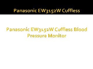 Panasonic ew3152 w cuffless