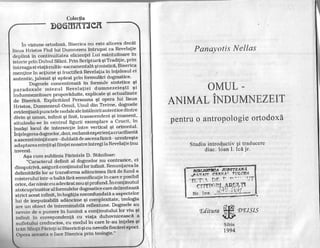 Panayotis Nellas - Omul, animal indumnezeit