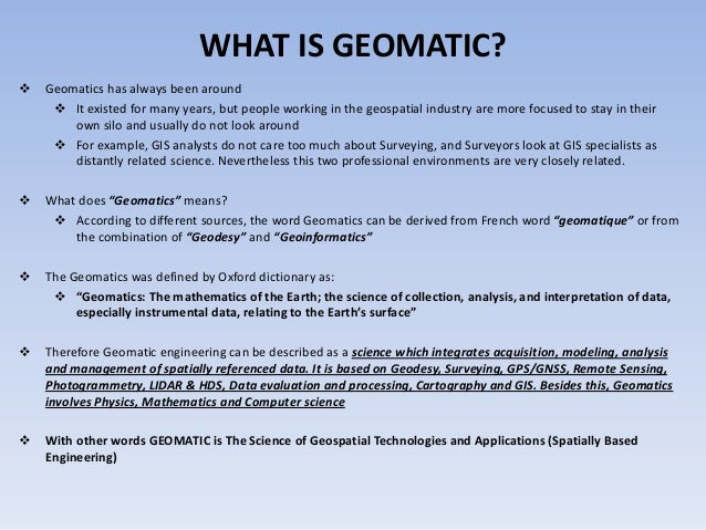 geomatic engineering