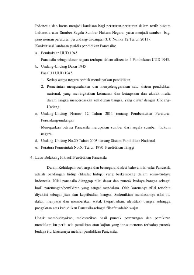 Makalah Pancasila Sebagai Filsafat