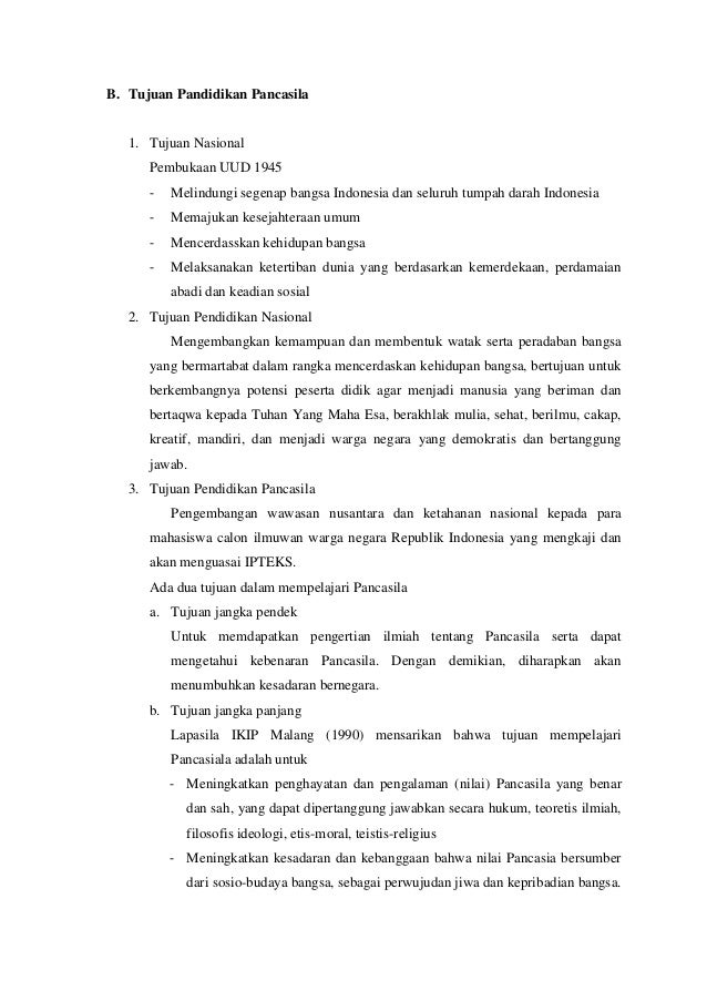 Pendidikan Pancasila