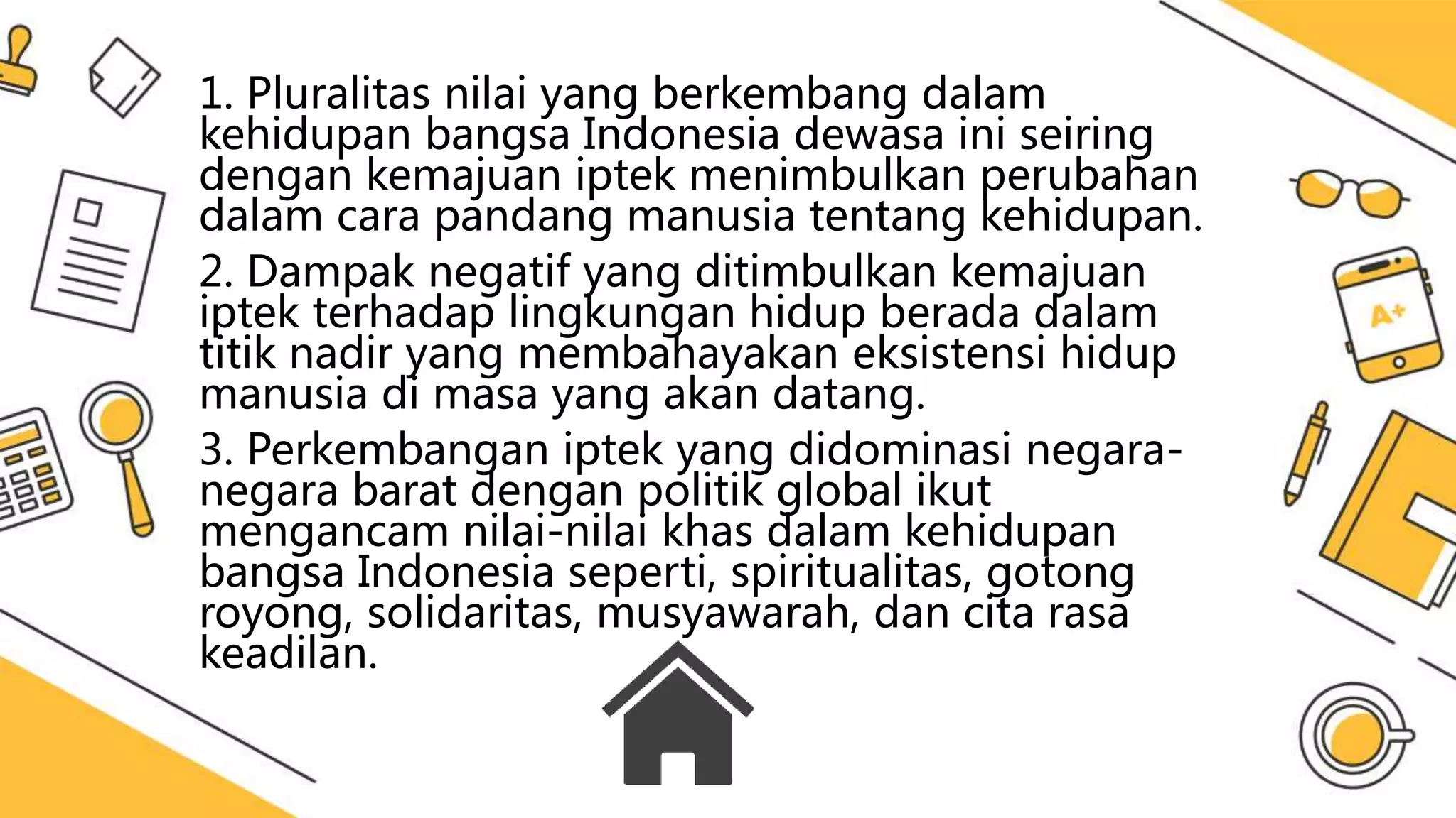 Pancasila Sebagai Dasar Nilai Pengembangan Ilmu | PPTX