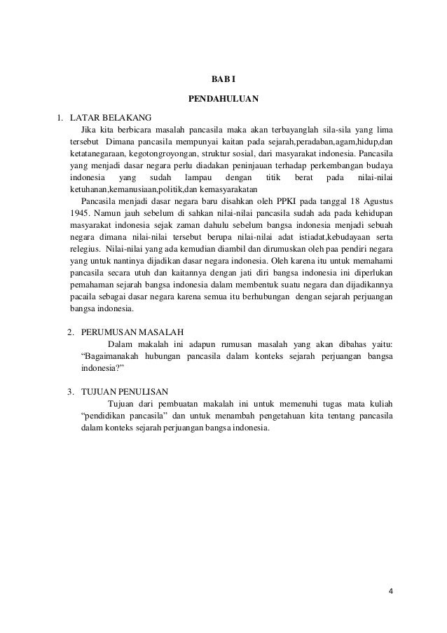 Pancasila Dalam Sejarah Perjuangan Bangsa Indonesia