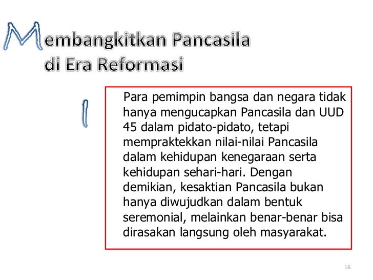 Pidato Tentang Nilai Nilai Pancasila Dalam Kehidupan Sehari Hari Sketsa