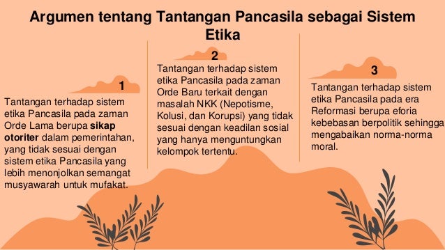 Pancasila sebagai Sistem Etika