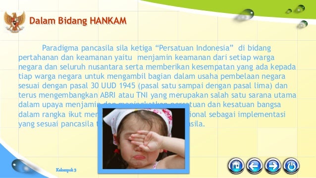 PENDIDIKAN PANCASILA - SILA PERSATUAN INDONESIA sebagaiv 