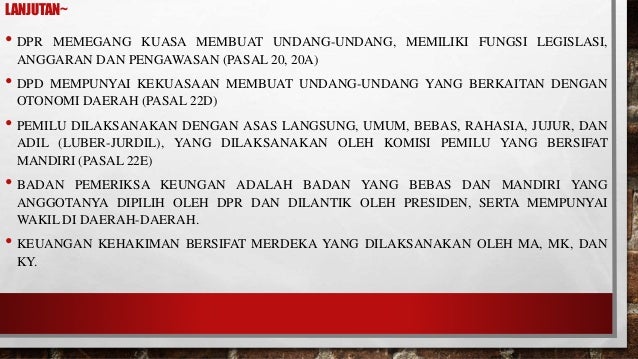 Penjabaran Pancasila Dalam Pasal Uud 1945 Dan Kebijakannya