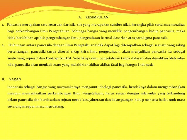 Makalah Pancasila Sebagai Dasar Pengembangan Ilmu Pengetahuan Python