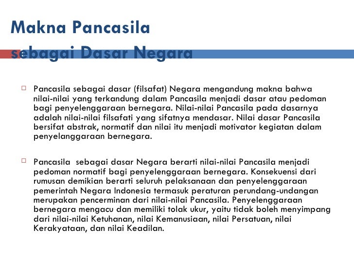Pancasila Sebagai Dasar Negara Dan Ideologi Nasional 12662050