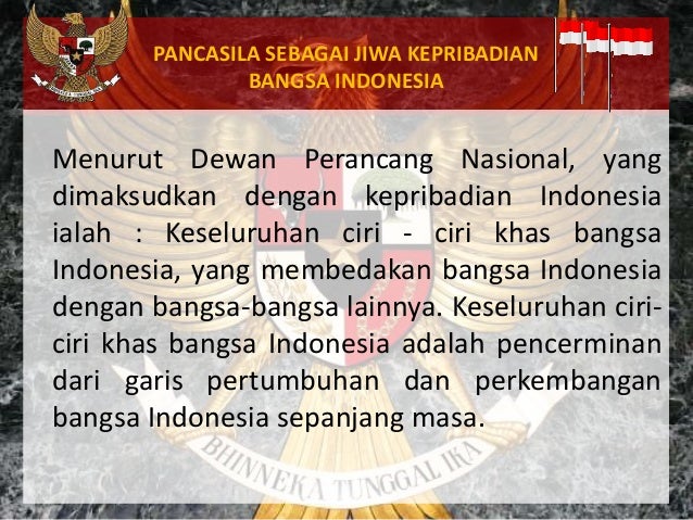 31++ Pancasila sebagai ciri khas bangsa indonesia mempunyai arti information