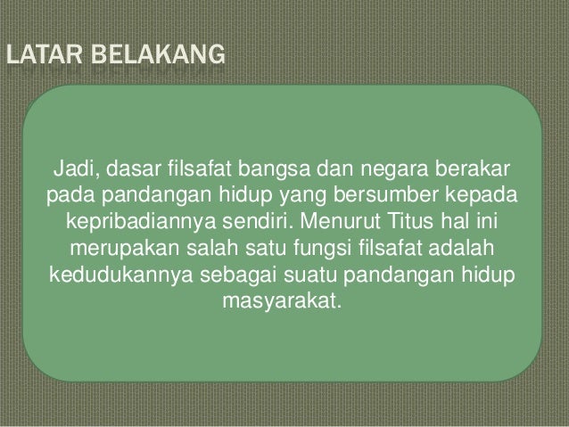 Latar belakang munculnya identitas nasional