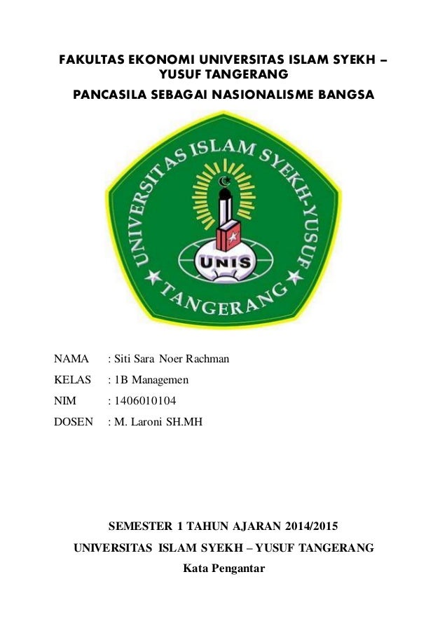 Pancasila Sebagai Nasionalisme Bangsa