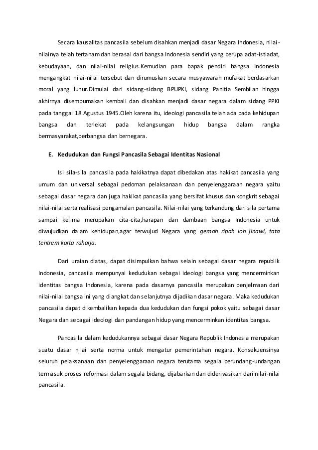 Pancasila Sebagai Nasionalisme Bangsa Pancasila Sebagai Nasionalisme Bangsa