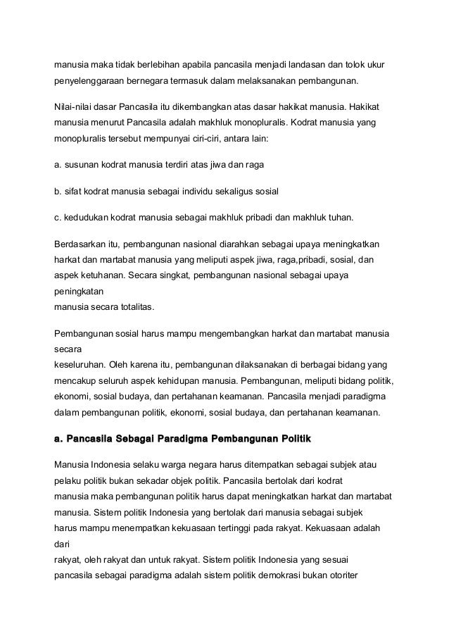 Contoh soal essay pancasila sebagai paradigma pembangunan 06 picture
