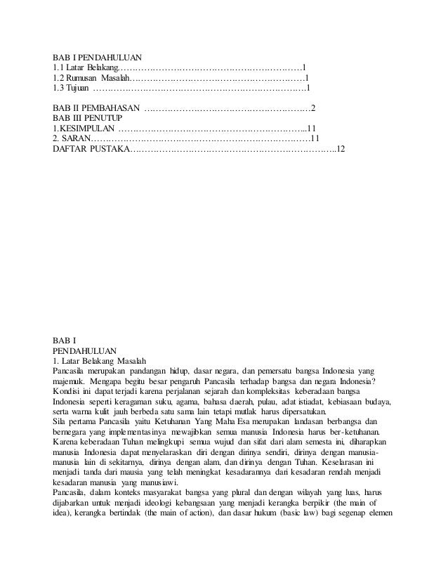 Pancasila Sebagai Pemersatu Bangsa