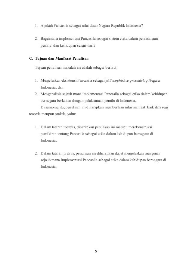 Pancasila Sebagai Sistem Etika Kelompok 1 Akhwat Keperawatan 2017