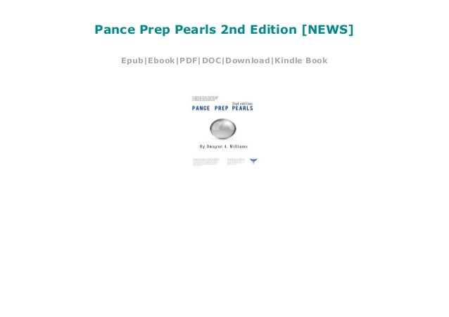 PDF Download Pance Prep Pearls Free pance prep pearls pdf download