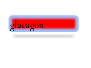 glucagon
 