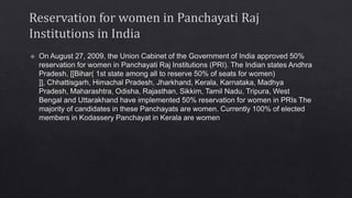 Panchayat raj system