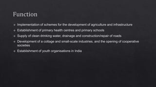 Panchayat raj system