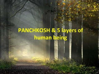 PANCHKOSH & 5 layers of
human being
 