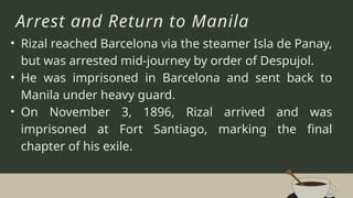 Arresting Rizal The Life, Trial, and Execution of Dr. José Rizal: Impact on Philippine ...