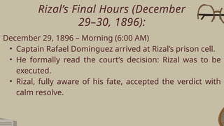 The Life, Trial, and Execution of Dr. José Rizal: Impact on Philippine ...