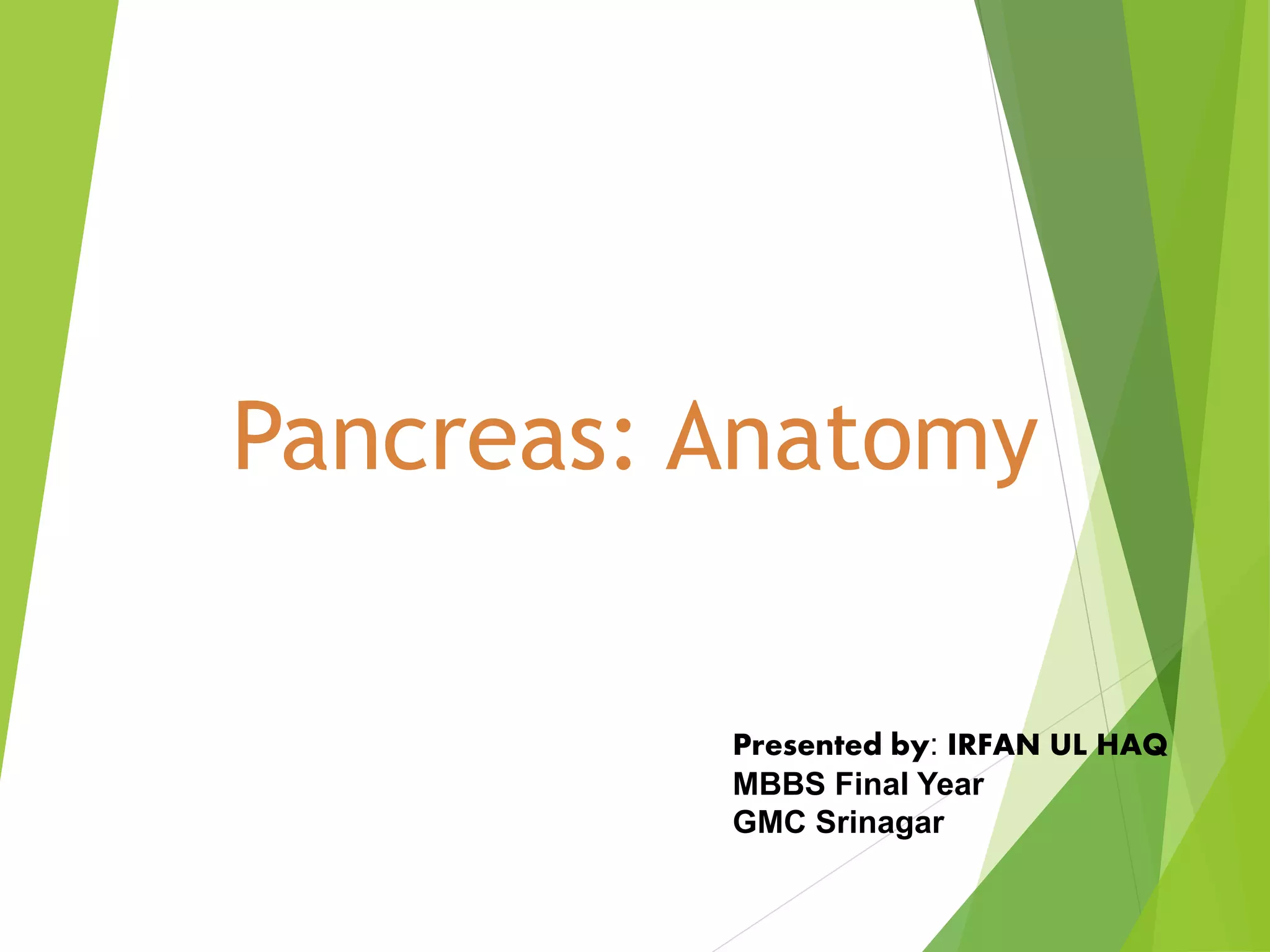 Pancreas | PPTX