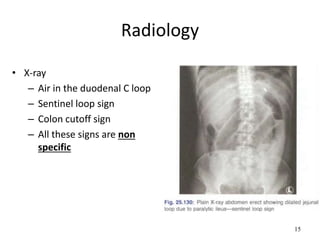 Sentinel Sign Radiology Pancreas by dr. bijendra mishra | PPTX