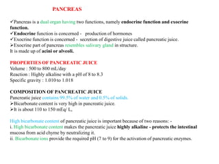 Pancreas secretion.pdf of detailed notes of pancreas | PDF