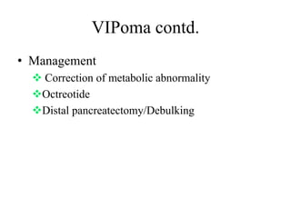 Pancreatic neuro endocrine tumours | PPTX