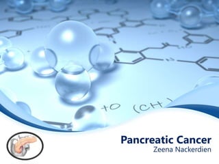 Pancreatic Cancer 
Zeena Nackerdien 
 
