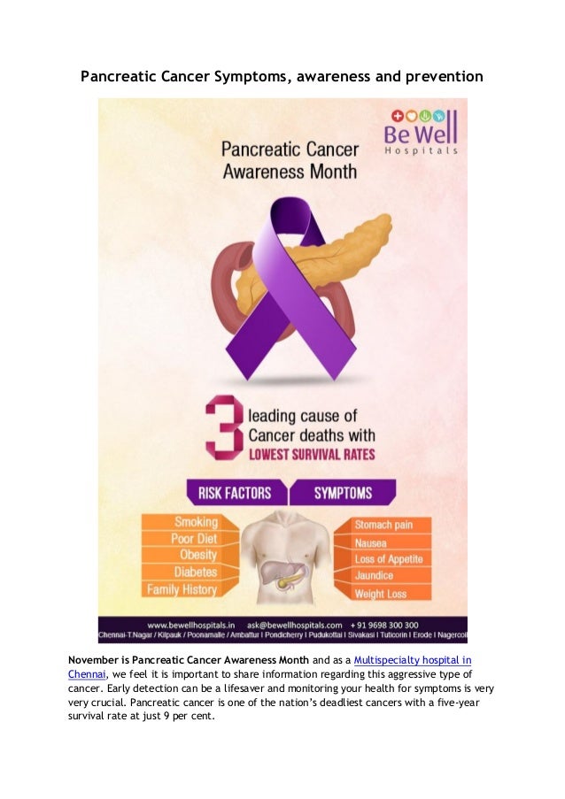 Pancreatic Cancer Symptoms Awareness And Prevention Bewell Hospital