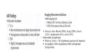 Comprehensive Imaging and Diagnosis of Solid Pancreatic Lesions | PPTX