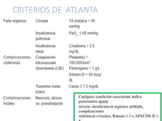 CRITERIOS DE ATLANTA
 