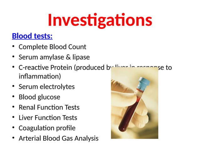 Acute pancreatis , inlamation of the pancrease | PPTX | Blood Disorders ...