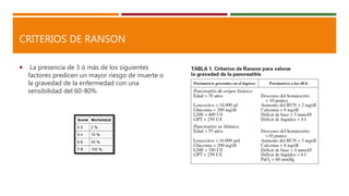 Pancreatitis aguda | PPTX