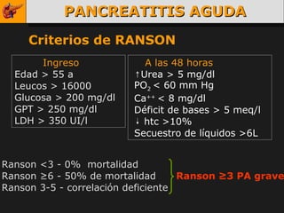 Pancreatitis aguda 2011 (1) | PPT