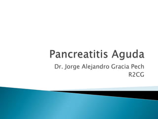 Dr. Jorge Alejandro Gracia Pech
R2CG
 
