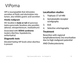 Vipoma Mri 1.management of pancreatic tumors .pptx