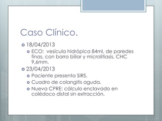 PANCREATITIS CRONICA: CASO CLINICO Y EVIDENCIA 2013  Slide 6