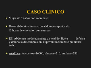 Sintomas De Pancreatitis En Mujeres