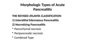 PANCRETITIS Etiology , Clinical features , diagnosis and management | PPTX